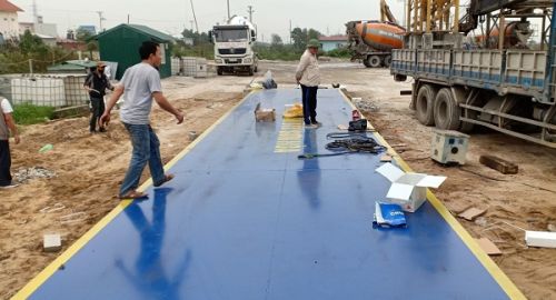 Lắp đặt cân sàn từ 1 tấn – 10 tấn